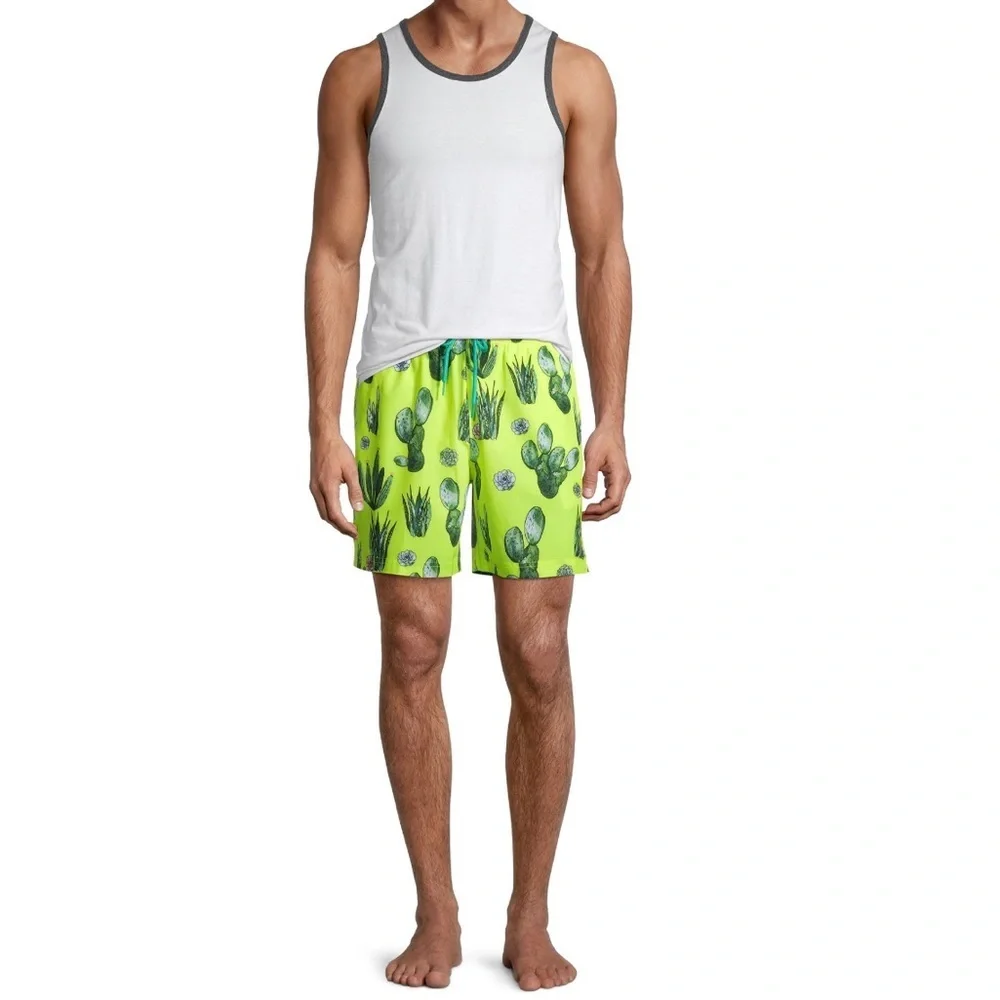 Cactus Swim Trunks With Pockets Size Medium (32-34)